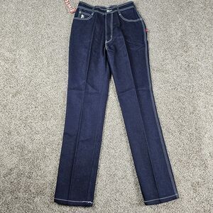 Vintage Braxton Jeans Womens 12 27x31 Blue Stretch Slim Fit Straight 80s 90s